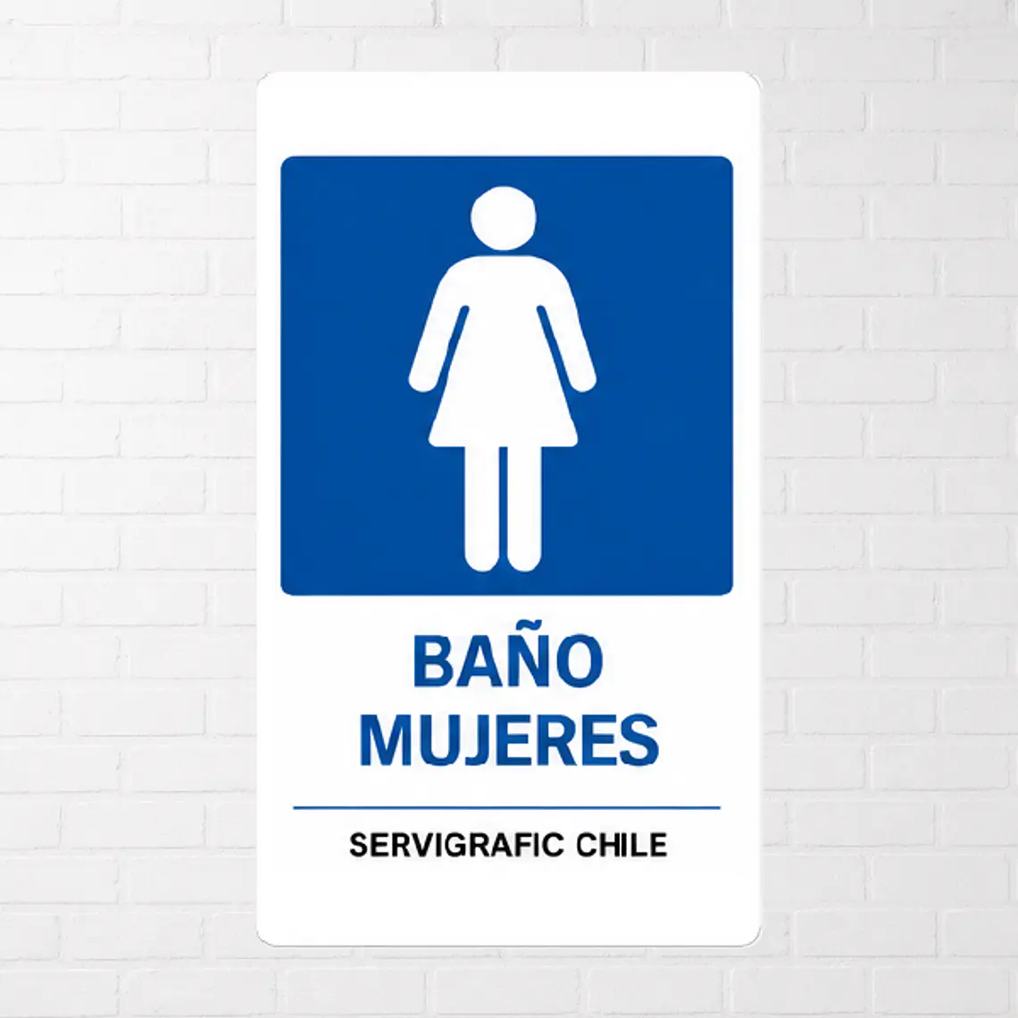 Señalética Baño Mujeres 1