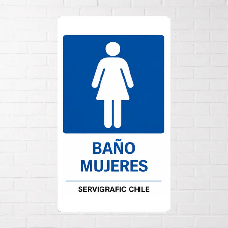 Señalética Baño Mujeres 1
