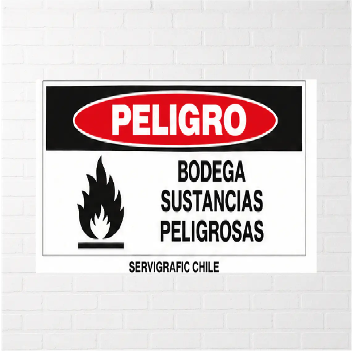 Señalética Bodega Sustancias Peligrosas 1