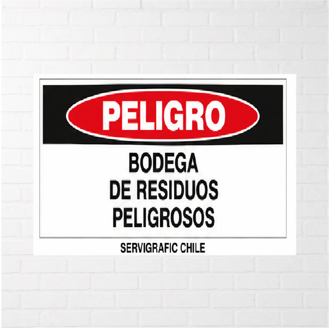 Señalética Bodega de Residuos Peligrosos 1