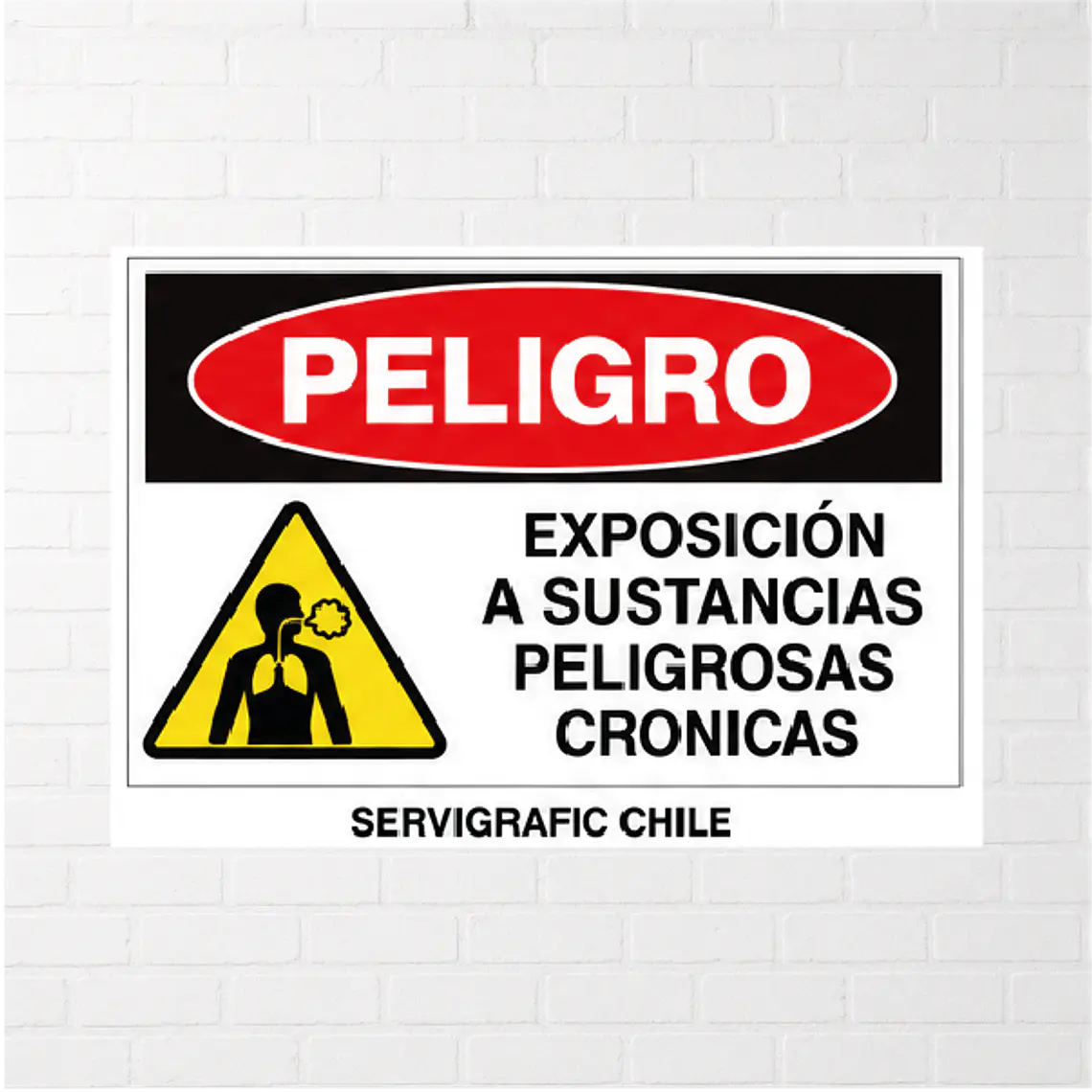 Señalética Exposición a Sustancias Peligrosas Crónicas 1
