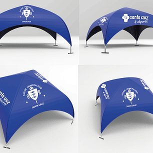 Carpa Iglu 6 mts Municipalidad de Santa Cruz