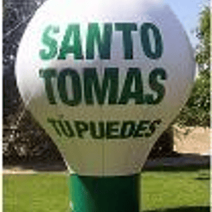 Pera Inflable  de 4 mts fondo blanco o color pleno