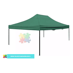 Toldo 3x4,5 verde