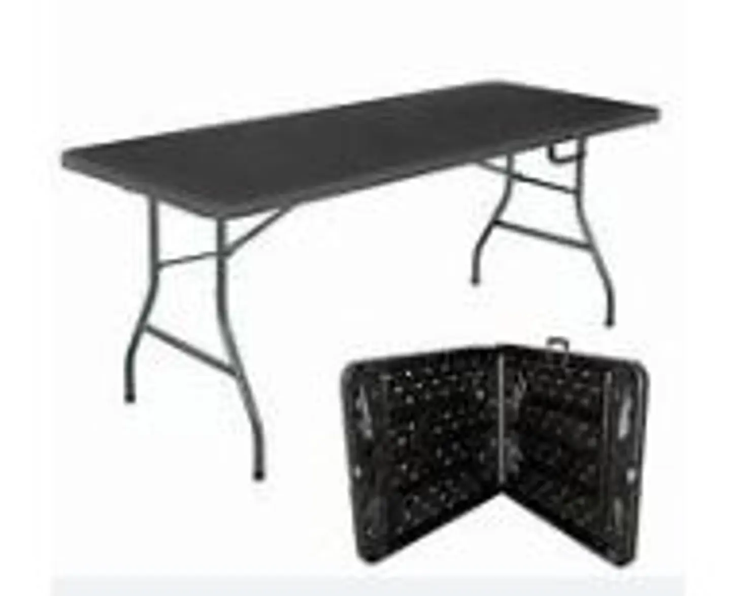 Mesa Maleta 180x70x74 NEGRA 12 unidades 2