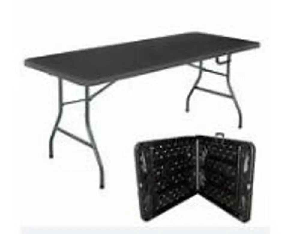 Mesa Maleta 180x70x74 NEGRA 12 unidades 2
