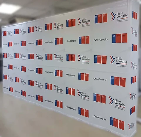 PANEL ARAÑA TEXTIL RECTO 6 CUERPOS (450*230 CMS) con bolso transporte