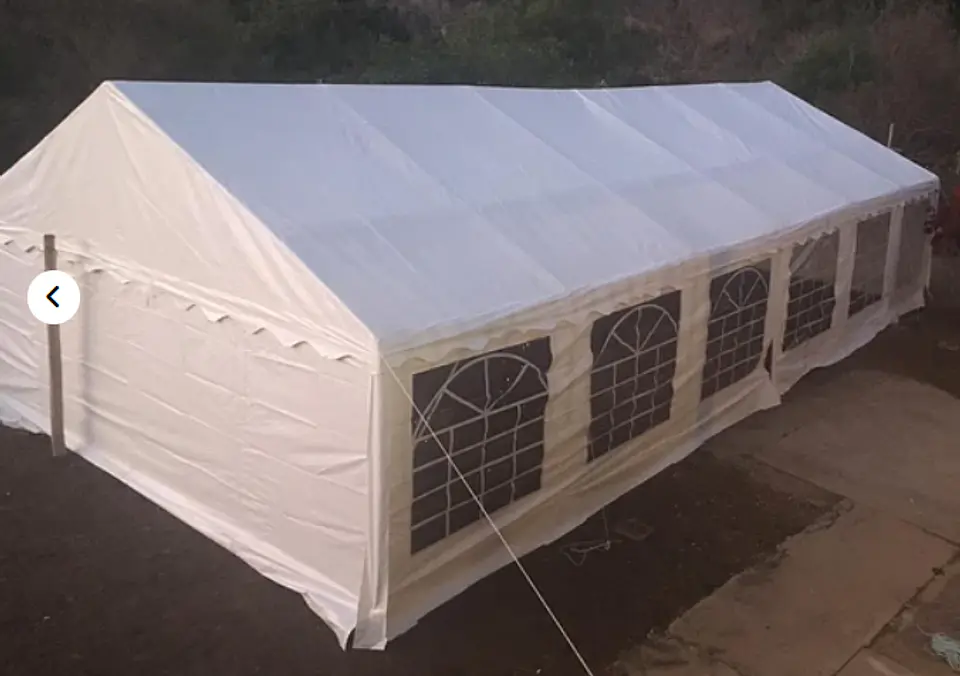 Carpa 12X6 metros PVC impermeable Evento 3