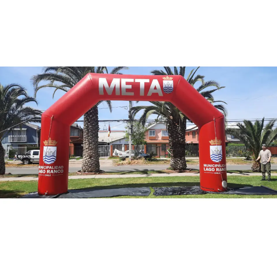 Arco Meta Inflable 8x5x1.5  de 5 lados exterior 3