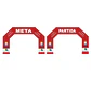 Arco Meta Inflable 8x5x1.5  de 5 lados exterior - Miniatura 4