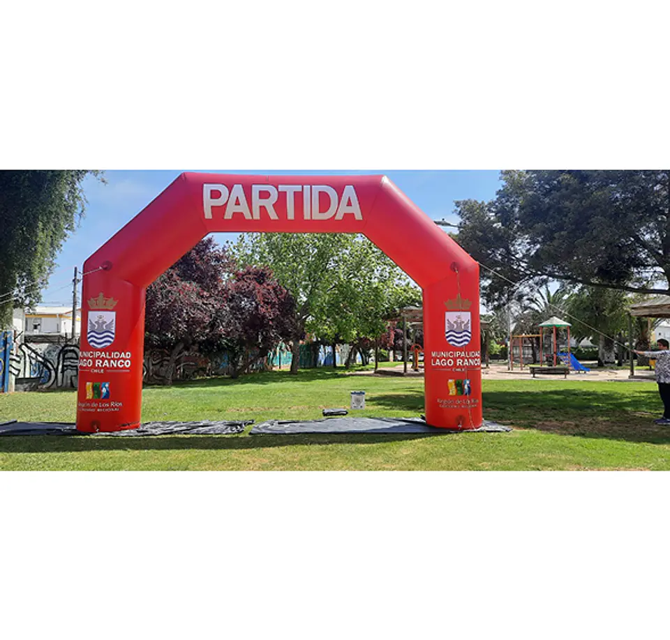 Arco Meta Inflable 8x5x1.5  de 5 lados exterior 2