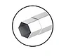 Toldo  Americano Hexagonal 3x3  color Verde Valor unitario neto $109.235 - Miniatura 2