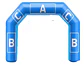 Arco Meta Inflable 8x5x1.5  de 5 lados exterior - Miniatura 5
