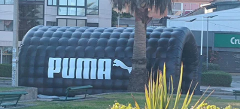 Carpa Inflable de 5x3 mt exterior  con Conexion Electrica