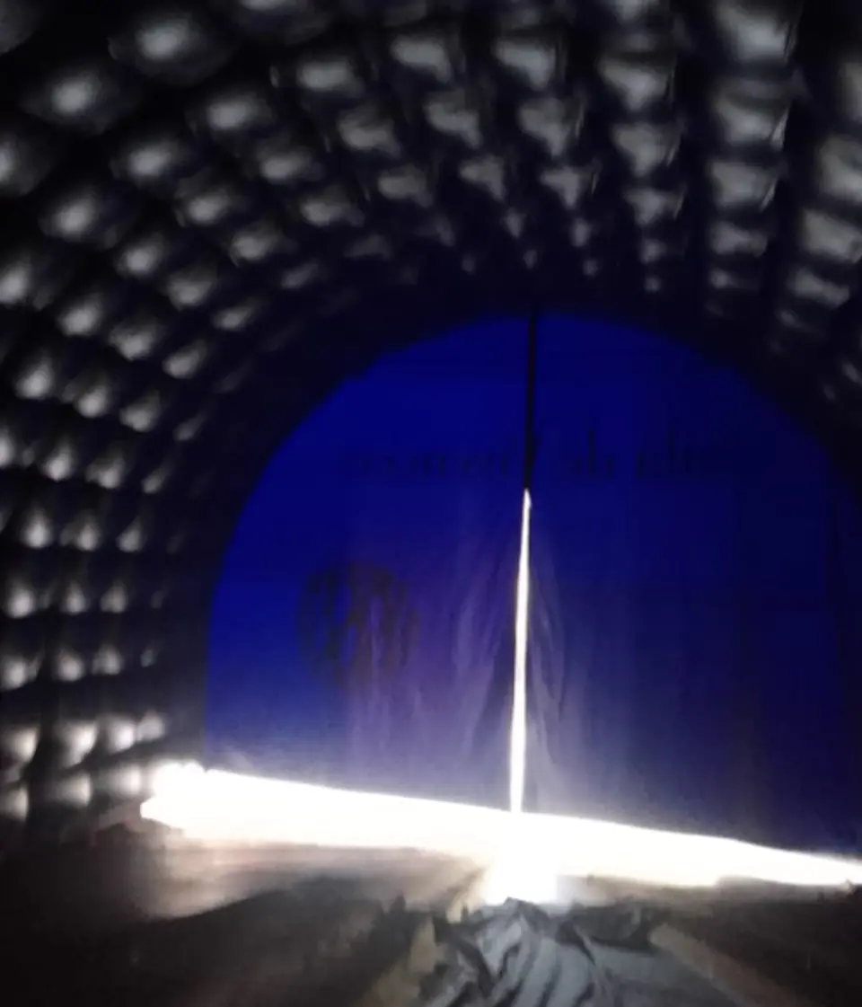 Carpa Inflable 10x5 mt con conexion electrica 2