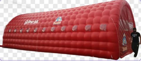 Carpa Inflable 10x3 mt con conexion electrica