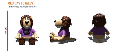 Inflable Diseño Universitario 5 mt de alto