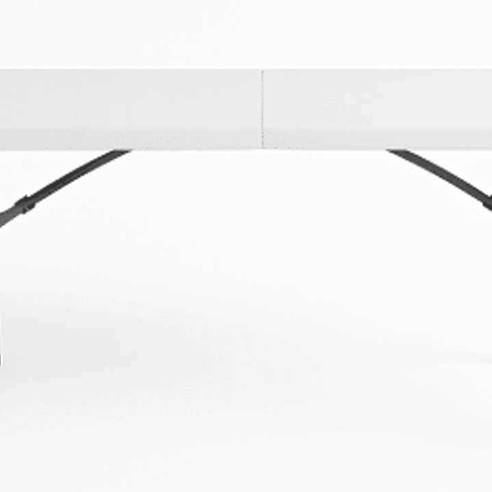 Mesa Maleta de 180x74x70 cm color blanco grisaseo 2