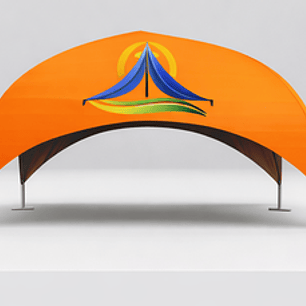 Carpa Iglú 7x7 mts. cubierta OXFORD