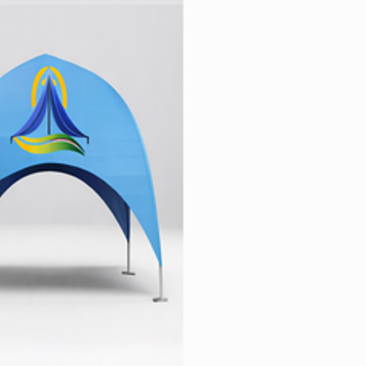 Carpa Iglú 7x7 mts. cubierta OXFORD 2