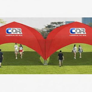 Carpa Iglú doble 12x6 mts. Tela OXFORD