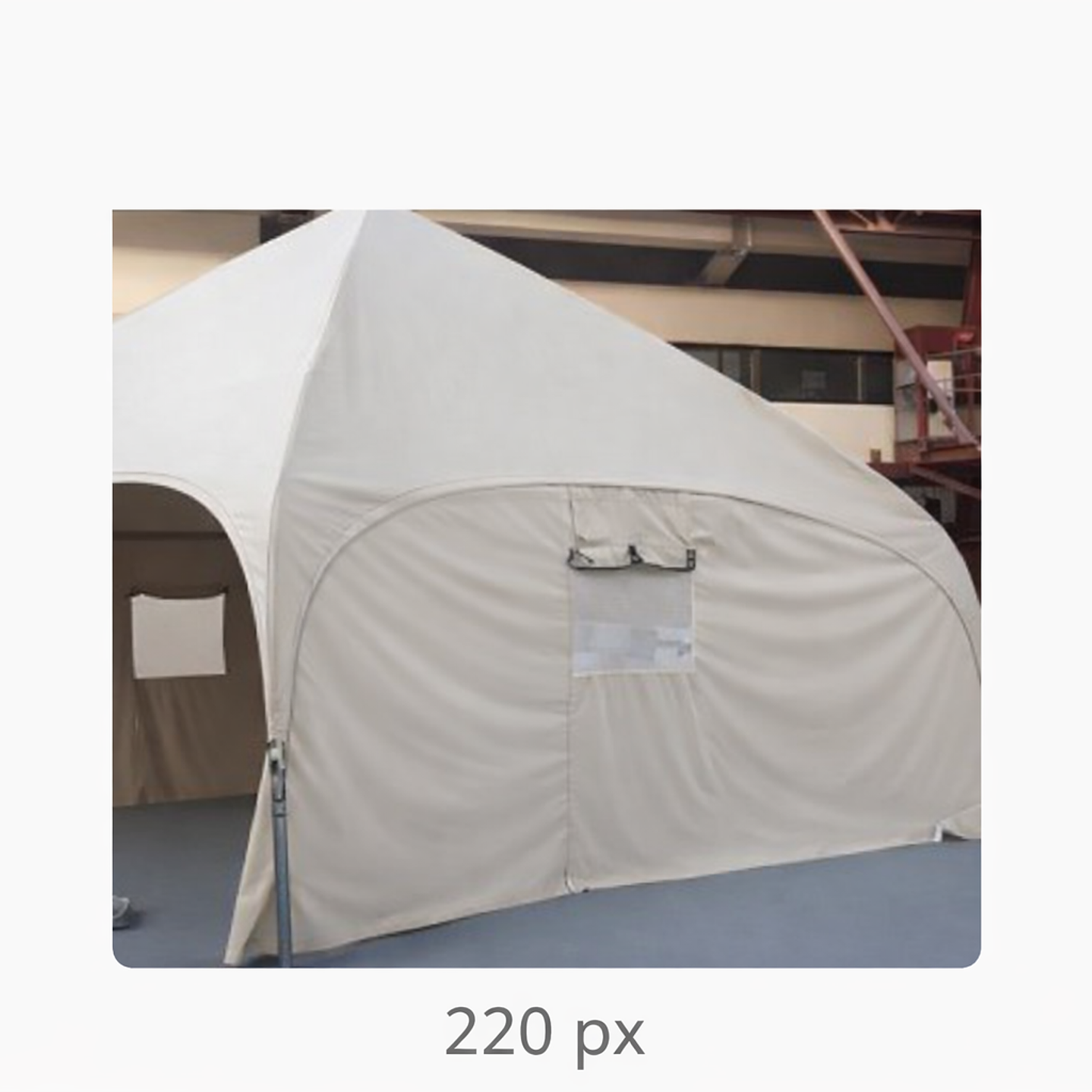 Carpa Iglu Diagonal 10 mts. Tela OXFORD 2