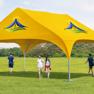 Carpa iglú 10x5 mts. tipo hangar Tela OXFORD