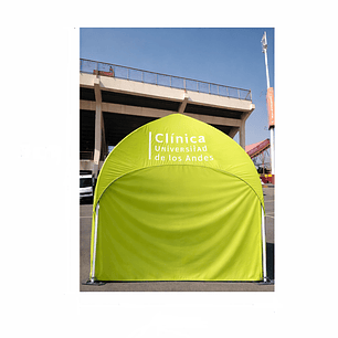 Carpa Iglú 3x3 mts. tela OXFORD Cerrada en 3 paredes o laterales