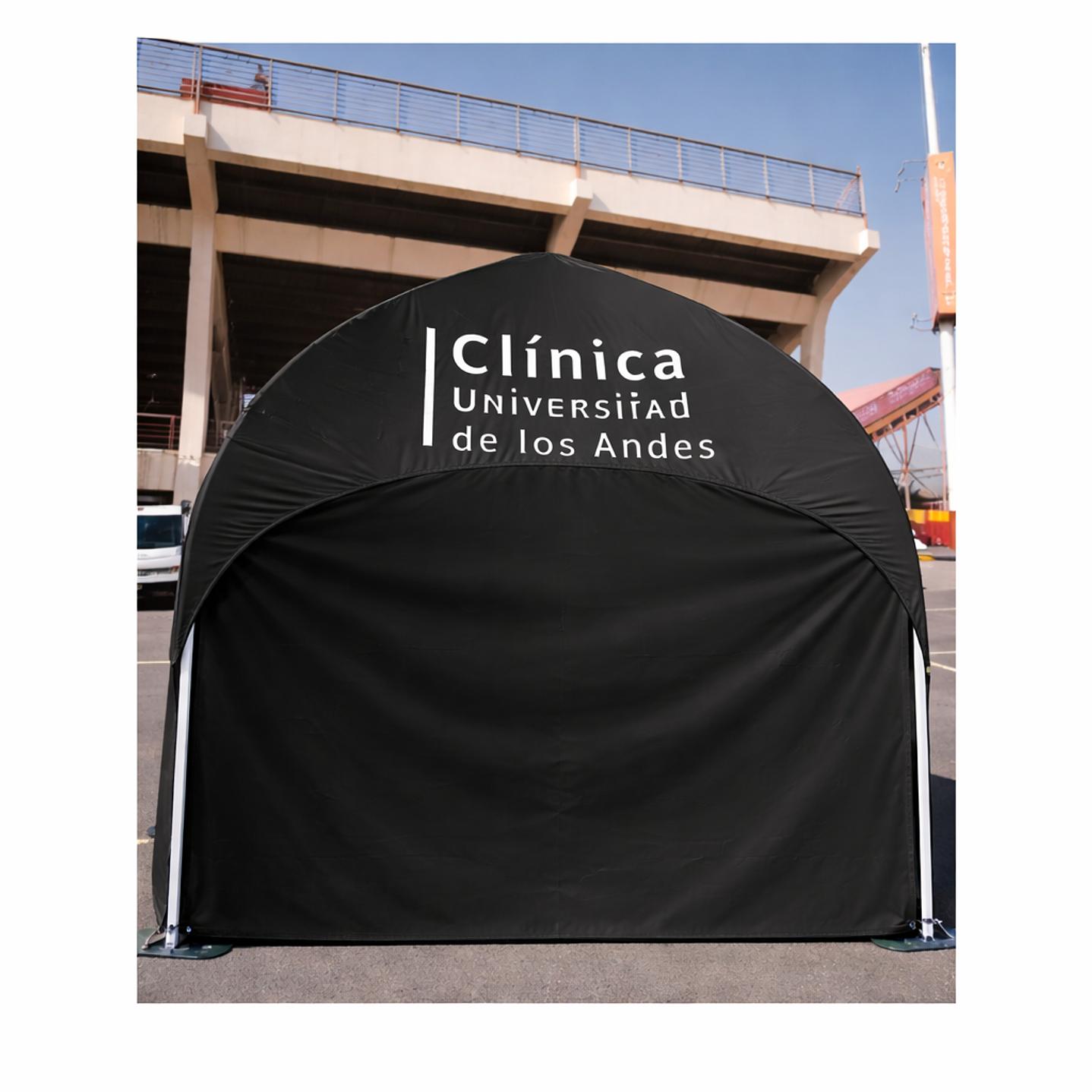 Carpa Iglú 3x3 mts. tela OXFORD Cerrada en 3 paredes o laterales 2