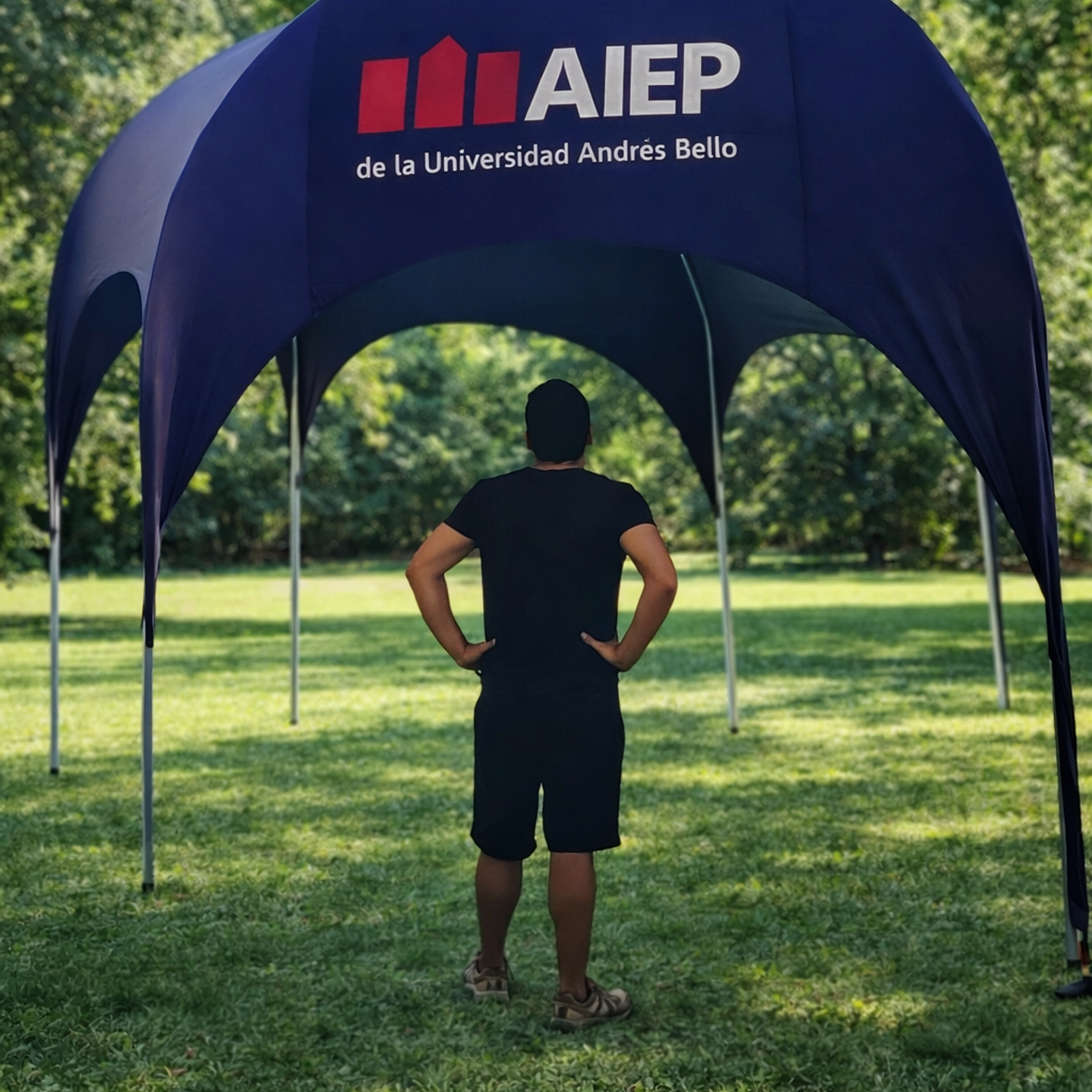 Carpa Iglú 4x6 extendida PVC 4