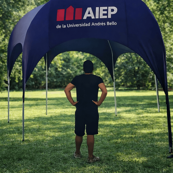 Carpa Iglú 4x6 extendida PVC 4