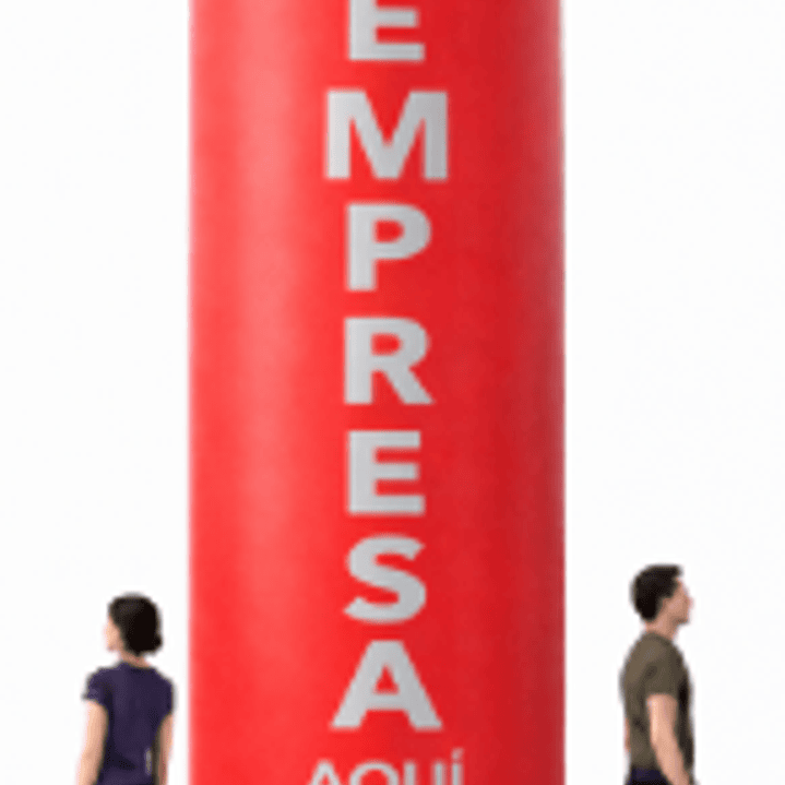 Cilindro Publicitario Inflable 3,0 x 1,0 mts diametro 3