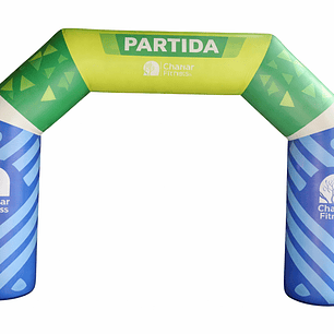 Arco Meta Inflable de 6x4x1.2 exterior