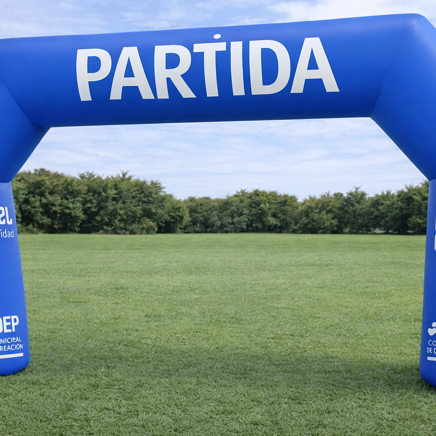 Arco Meta Inflable Turbina de 10z5z1.5 mt 2