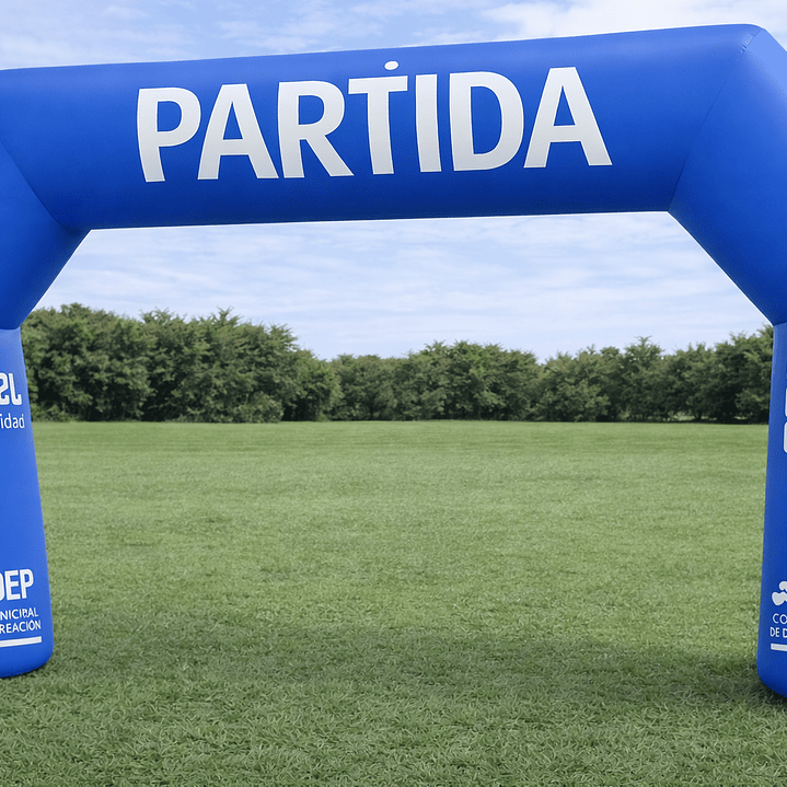 Arco Meta Inflable Turbina de 10z5z1.5 mt 2