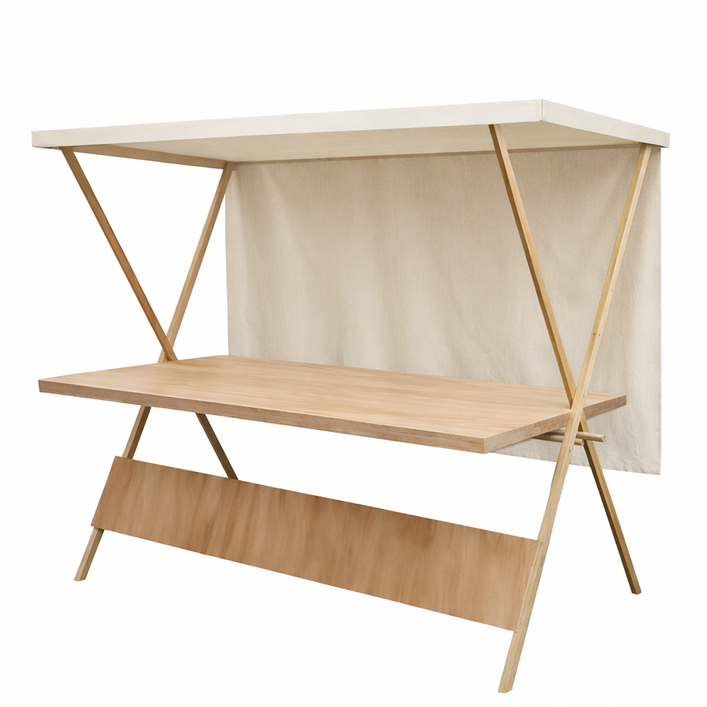 Toldo Stand de Madera a pedido 1