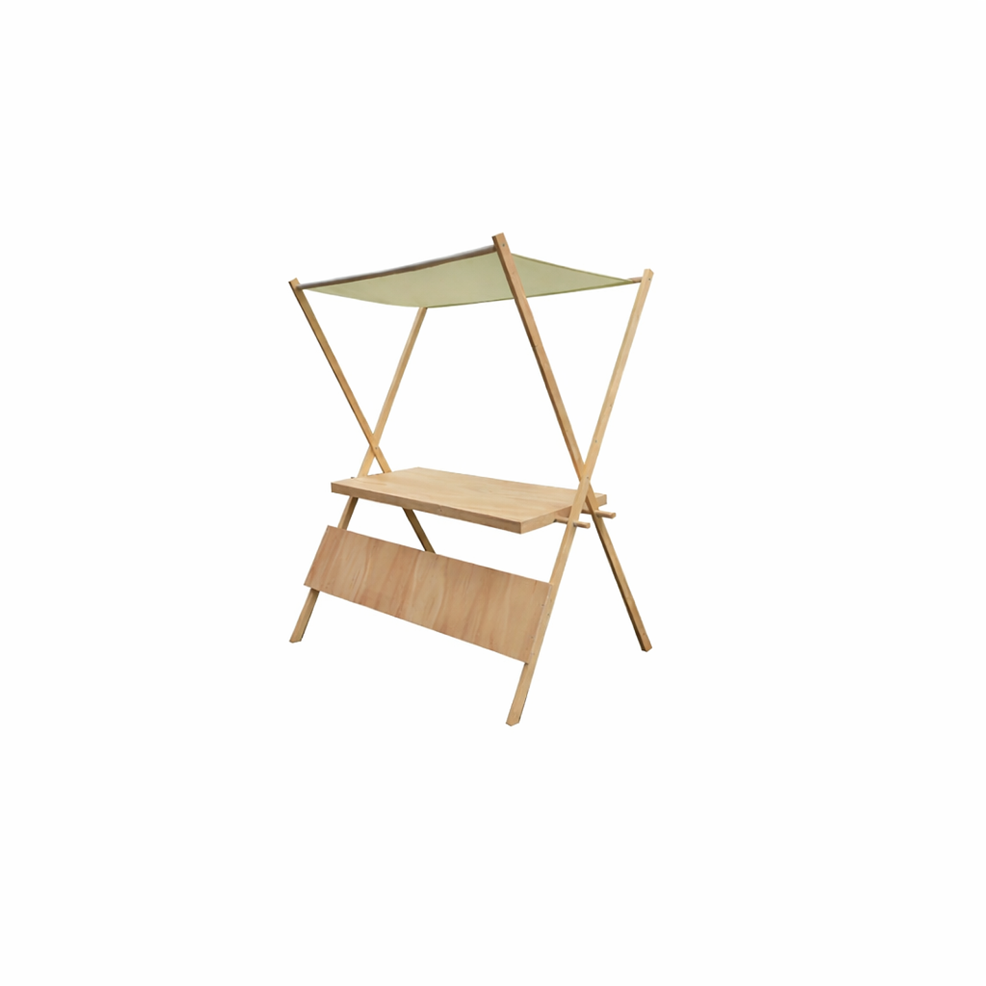 Toldo Stand de Madera A Pedido 1