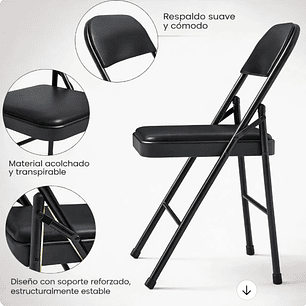 Silla Acolchada 79/80x46x47 grande