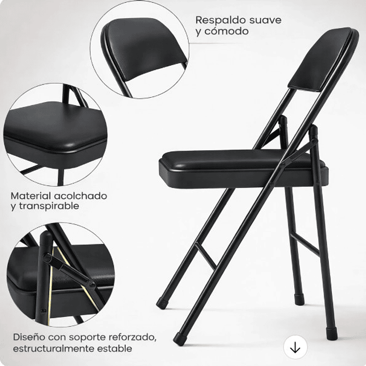 Silla Acolchada 79/80x46x47 grande 1