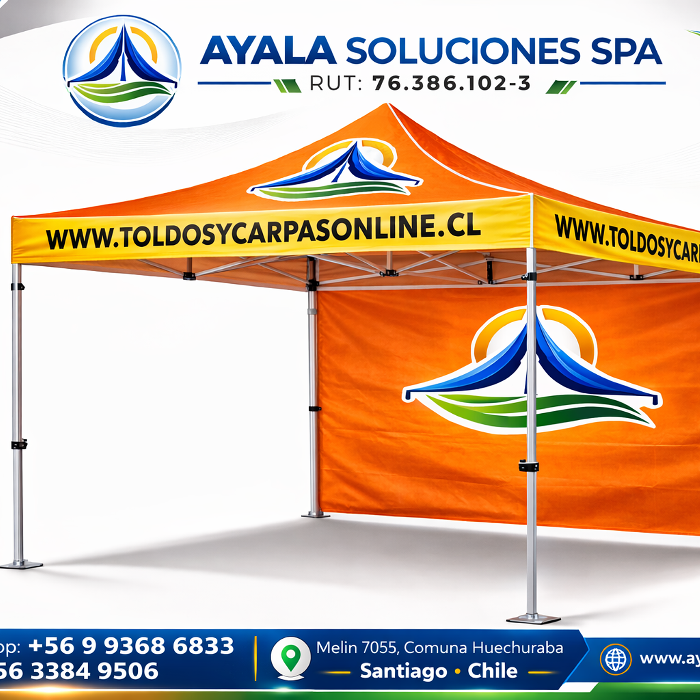Impresion Full Color para Toldos 3x3 1