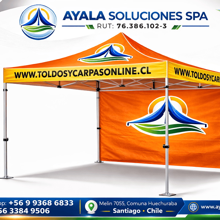Impresion Full Color para Toldos 3x3 1