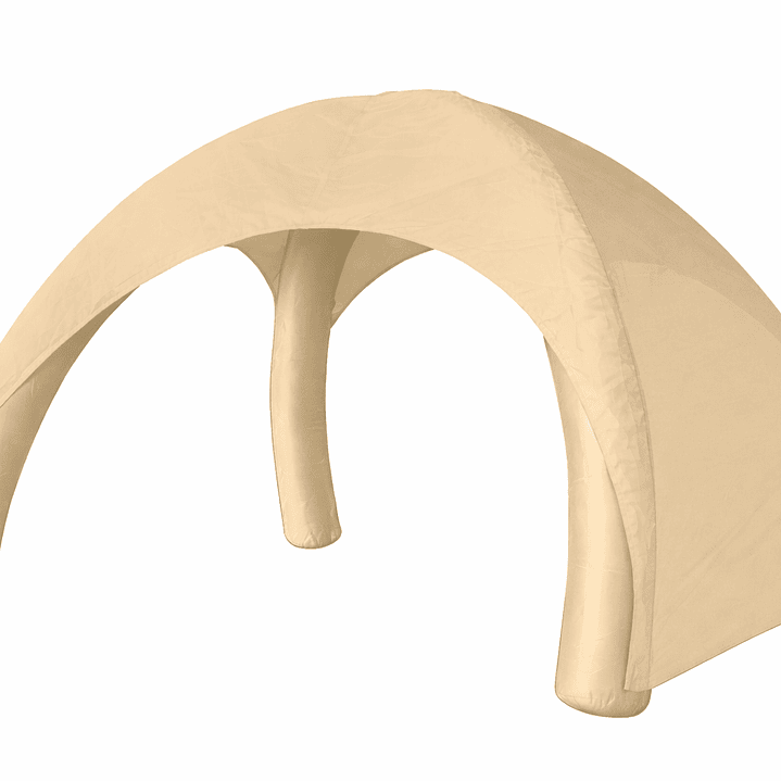 Domo Inflable 3x3x2,1 mts.Colores con  Soplador Electrico Recargable 7