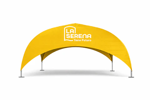 Carpa iglu de 8x8 m