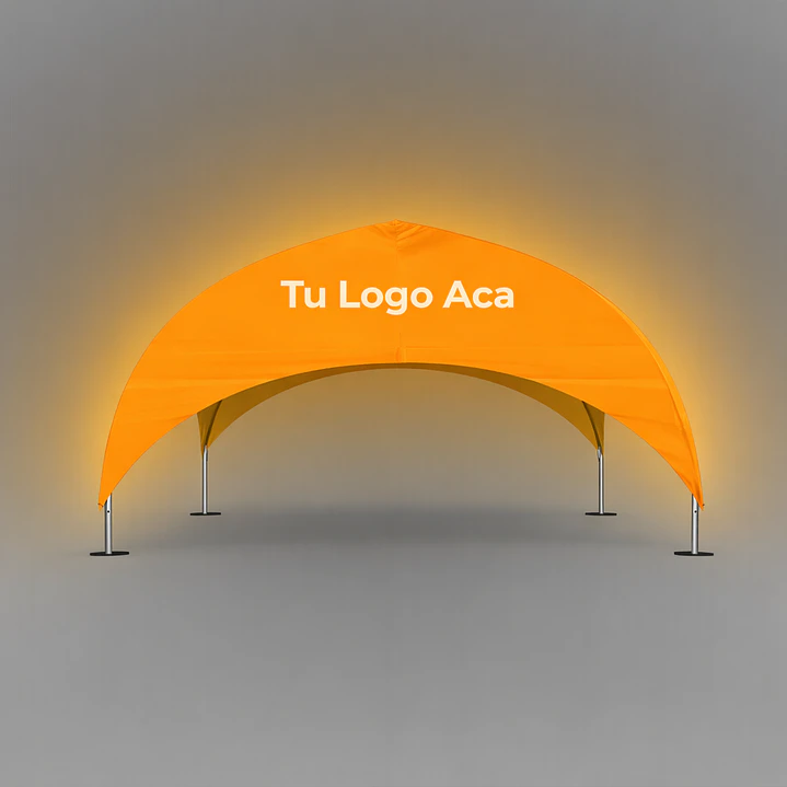 Carpa iglu de 8x8 m 4