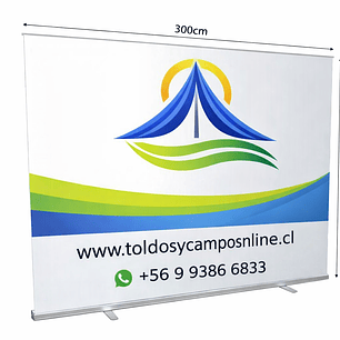 Pendones Roller 300 x 200 mt.