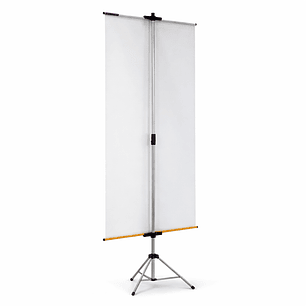 Porta Pendon Atril Tripode Pro Aluminio 1.30 z 2.2 mt