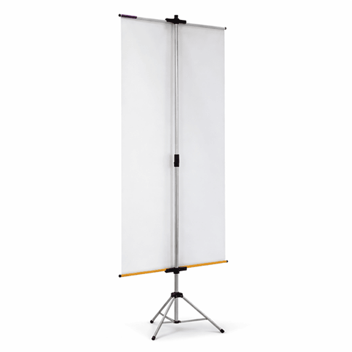 Porta Pendon Atril Tripode Pro Aluminio 1.30 z 2.2 mt