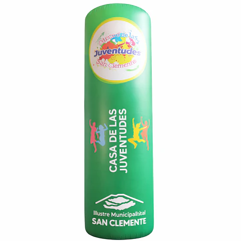 Totem Inflable de 5 mt x 1,5 de diametro