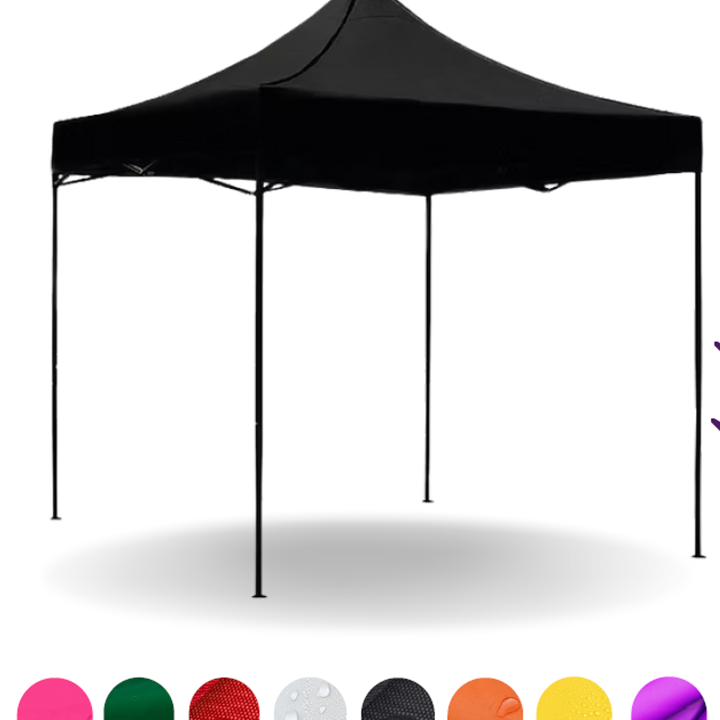 Toldo 3x3 estandar 14 kg colores. Solo por Mayor 10 unidades