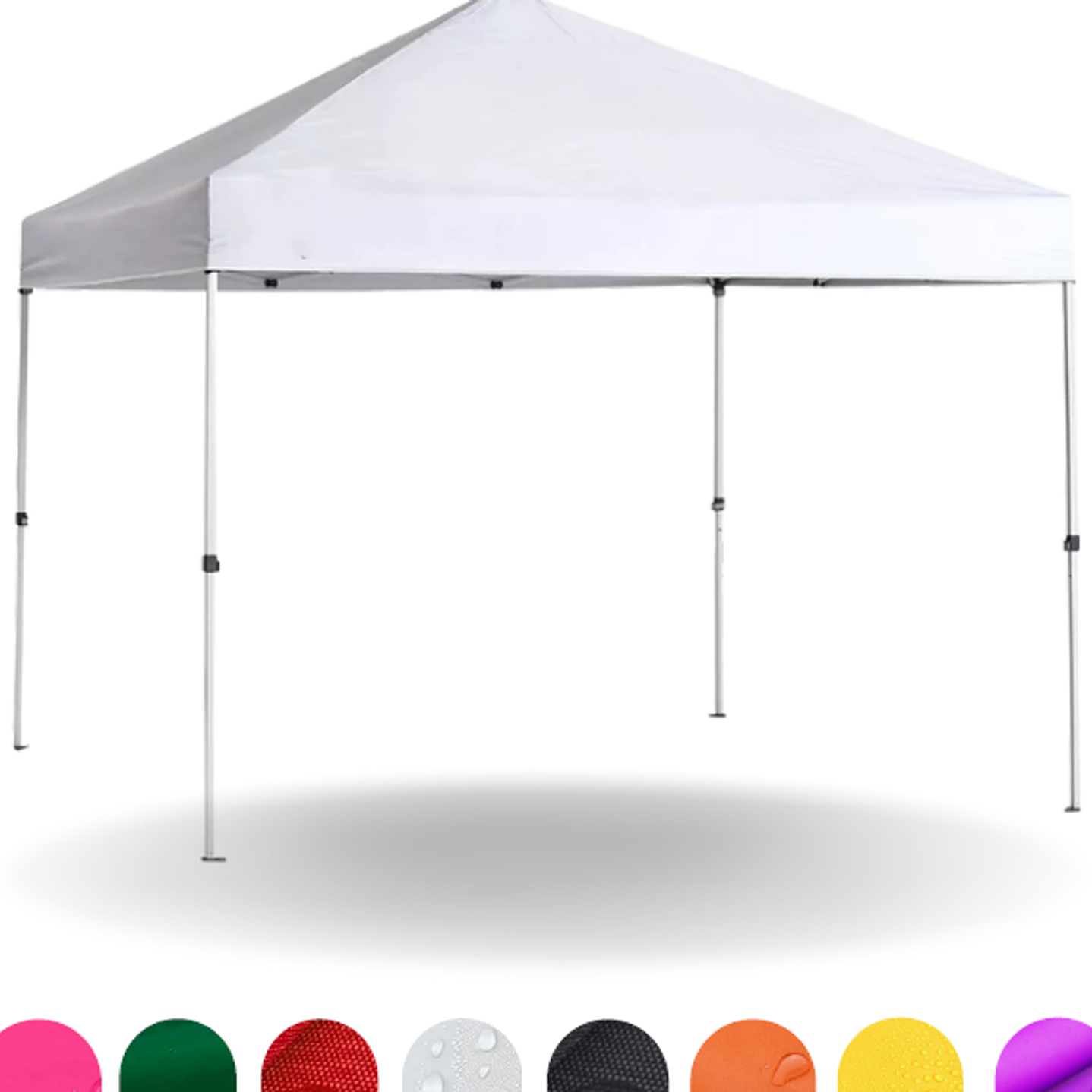 TOLDO 3X3 PREMIUM FIERRO BLANCO CUADRADO CARPA COLORES